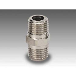 A2 3/8" - 3/8" - Racor machón recto con rosca cónica en latón