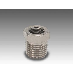 A4 1/2" - 1/4" - Racor reducción macho-hembra con rosca cónica en latón
