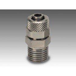 C1 12/10 - 3/8" - Racor rápido recto macho en latón
