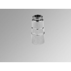 F2 NSF Ø8 - 1/4" - Racor recto macho rosca hembra para uso alimentario