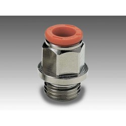 RL1 Ø4 - 1/4" - Racor automático recto macho