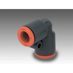RL21 Ø4 - Racor automático codo tubo-tubo en tecnopolímero