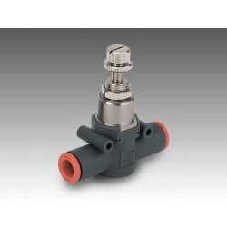 RML Ø6 - Ø6 - Regulador miniaturizado tubo-tubo en línea