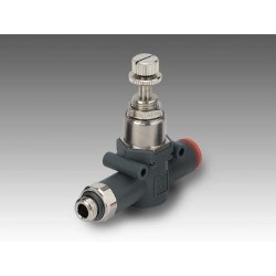 RML Ø8 - 3/8" - Regulador miniaturizado tubo-rosca en línea