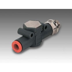 VNR L - Válvula antirretorno en línea rosca-tubo 1/4" - Ø6